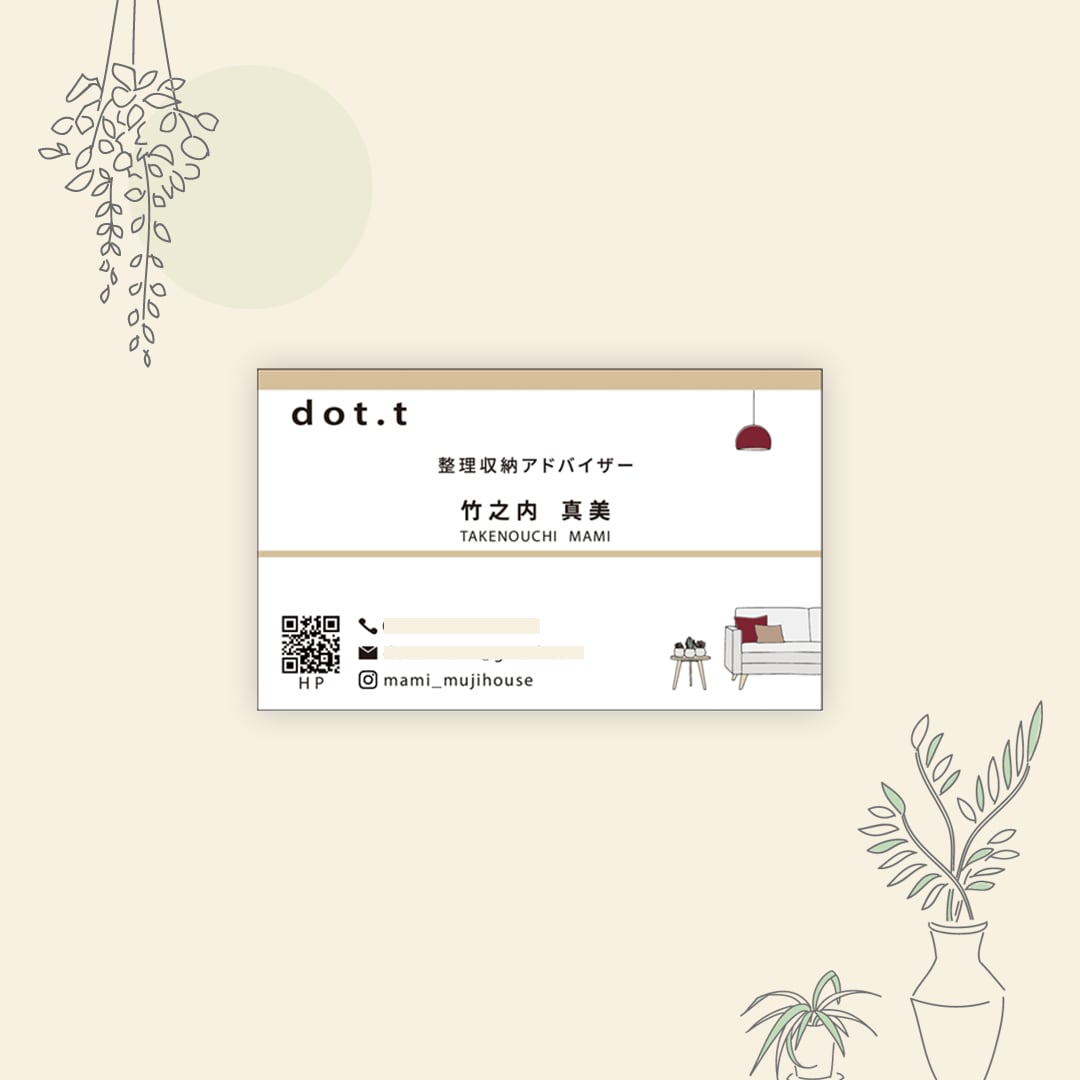 デザイン～印刷◎シンプルでおしゃれに名刺作成します おしゃれで大人可愛い名刺♡お手頃価格で起業をお手伝い！ イメージ8