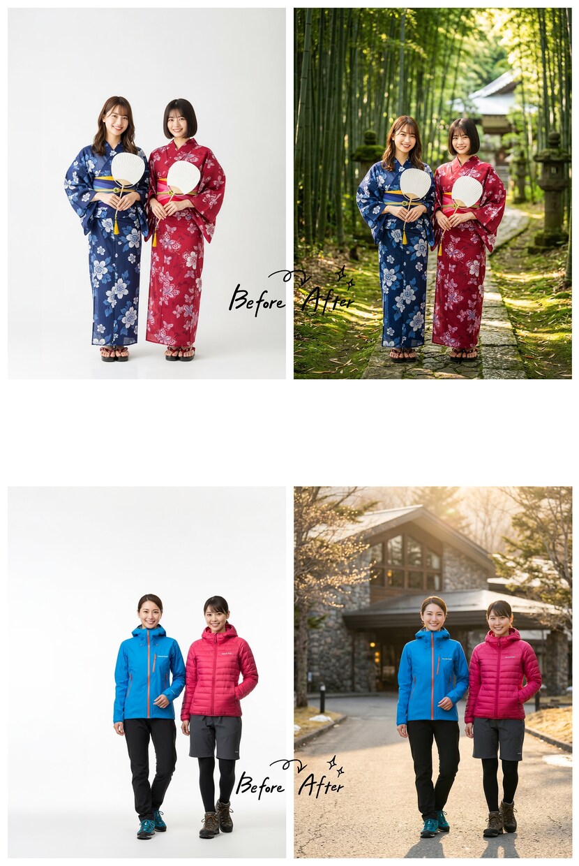 大手広告多数撮影|プロがレタッチ画像生成を承ります |ワンランク上の様々な画像加工を行います 無垢の仕上り イメージ6