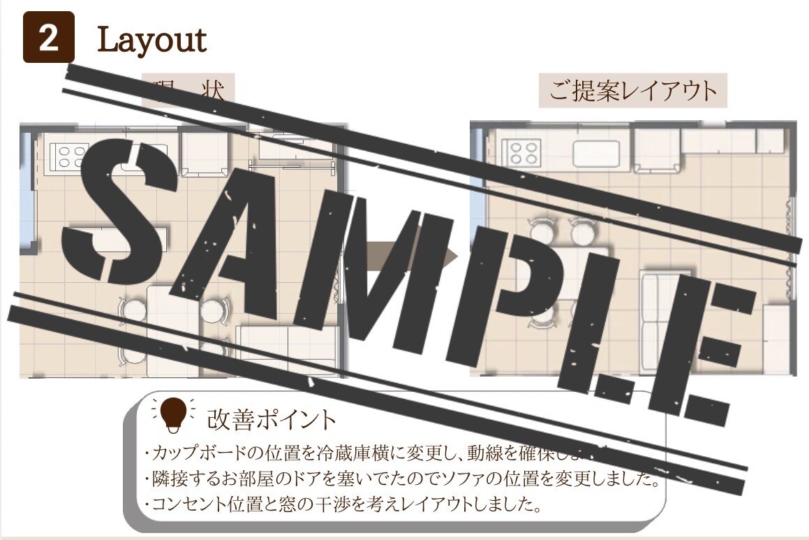 初回限定！１部屋レイアウト診断します 家具購入前や今ある家具でのコーディネートを考えてる方向け イメージ3