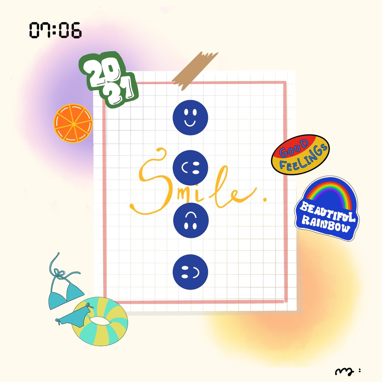 アイコンや簡単なイラスト制作のご依頼受け付けてます 色や雰囲気、曲などのイメージからの簡単な依頼でもOKです！ イメージ9