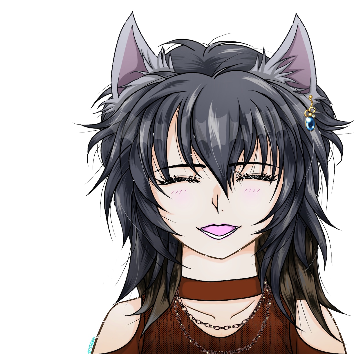 ケモ耳のオリジナルキャラクターを描きます 動物耳がお好きな方へ！貴方だけのオリジナルイラストを描きます イメージ2