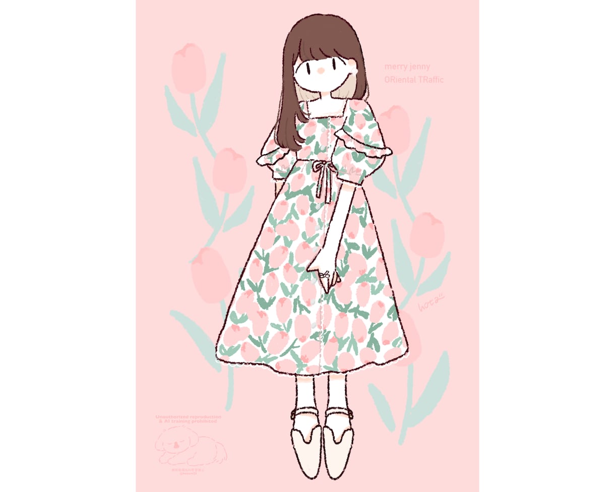 コーディネートイラストを描きます キャラに似合いそうな服や、あなたの服装をイラスト化します！ イメージ3