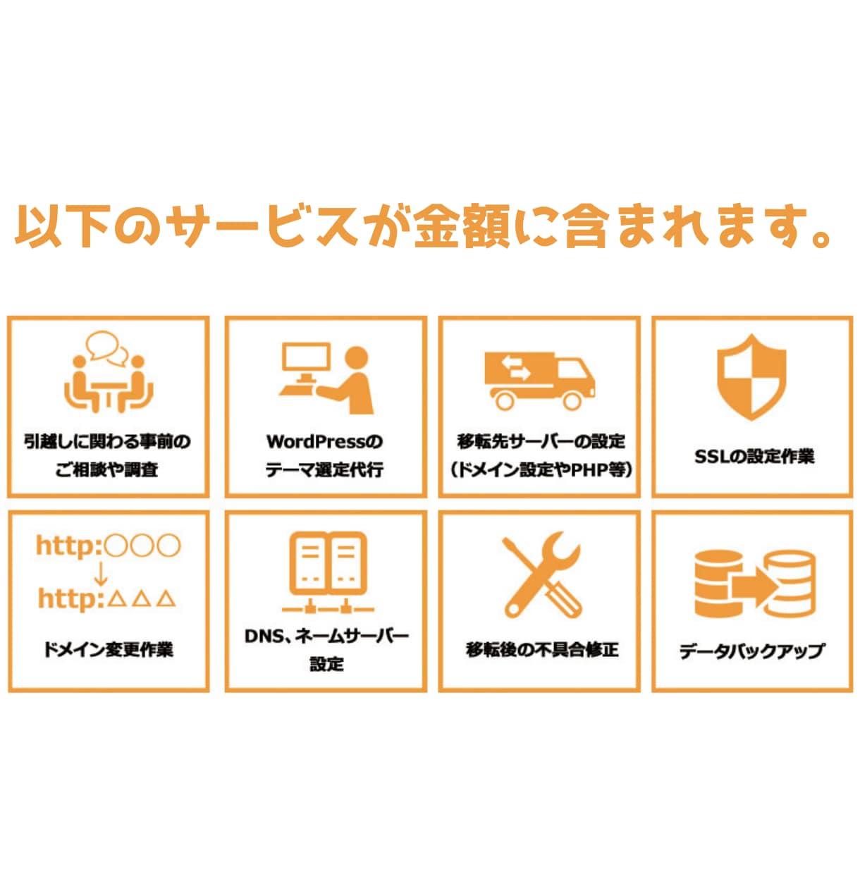 各種システムからWordPressへ移行します SSL＆サーバー設定、ドメイン変更、バックアップ対応を含む イメージ5