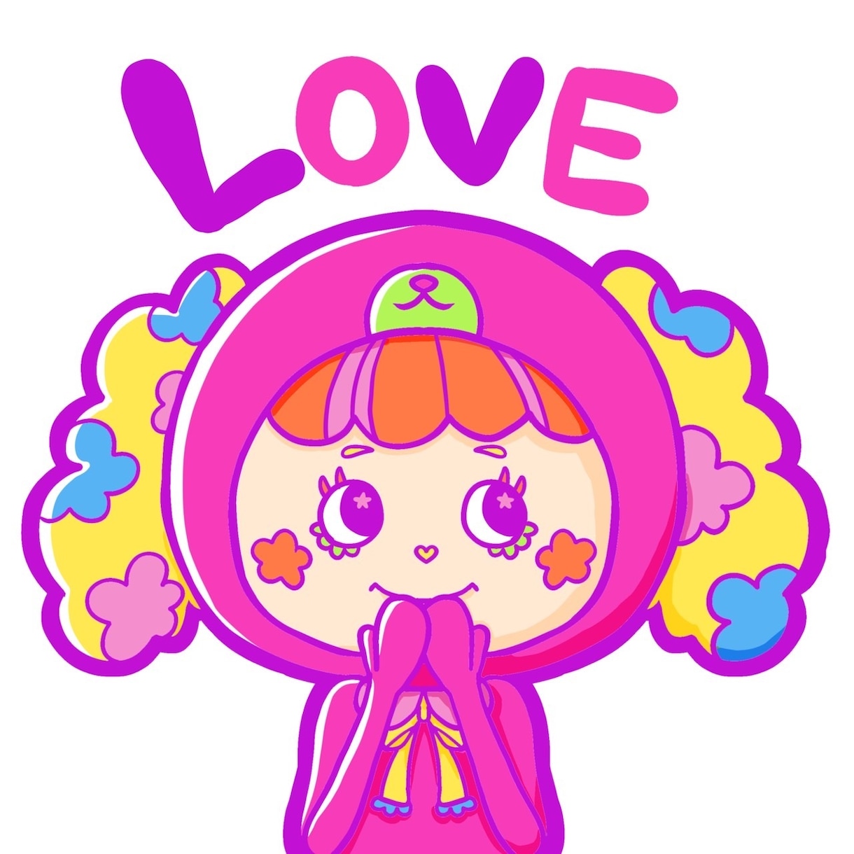 SNSオリジナルアイコン作成します 動物モチーフのキャラクター、ポップ、かわいい系 イメージ1