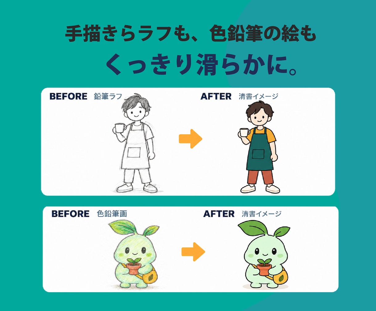 ロゴ・画像をトレース！印刷用aiデータにします 画像しかなくてもOK！手作業でくっきり滑らかに イメージ3