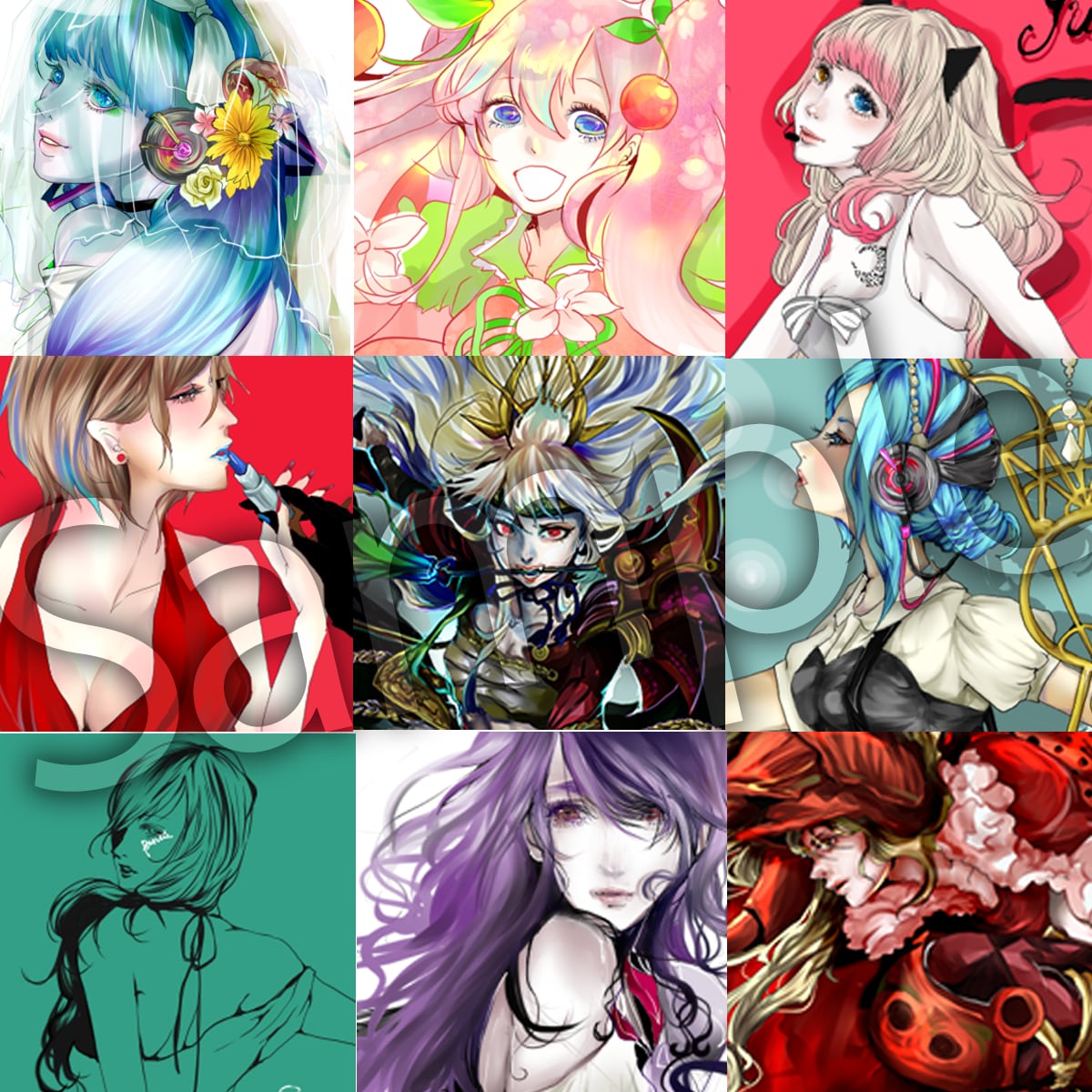 ＳＮＳ用のアイコン、描かせていただきます ★絵柄イメージのご指定も可能です！ イメージ3