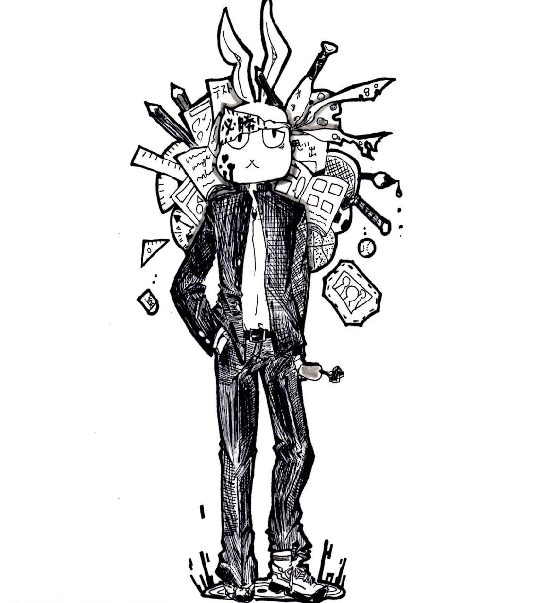 線画、モノクロ、手書きイラストお書きします！ イメージ2