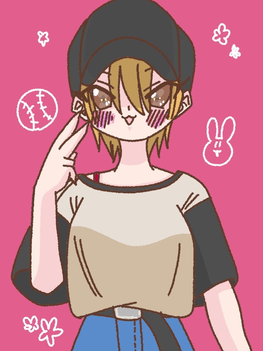可愛い女の子のアイコン描きます SNSなどのアイコン使用に如何でしょうか？？ イメージ1
