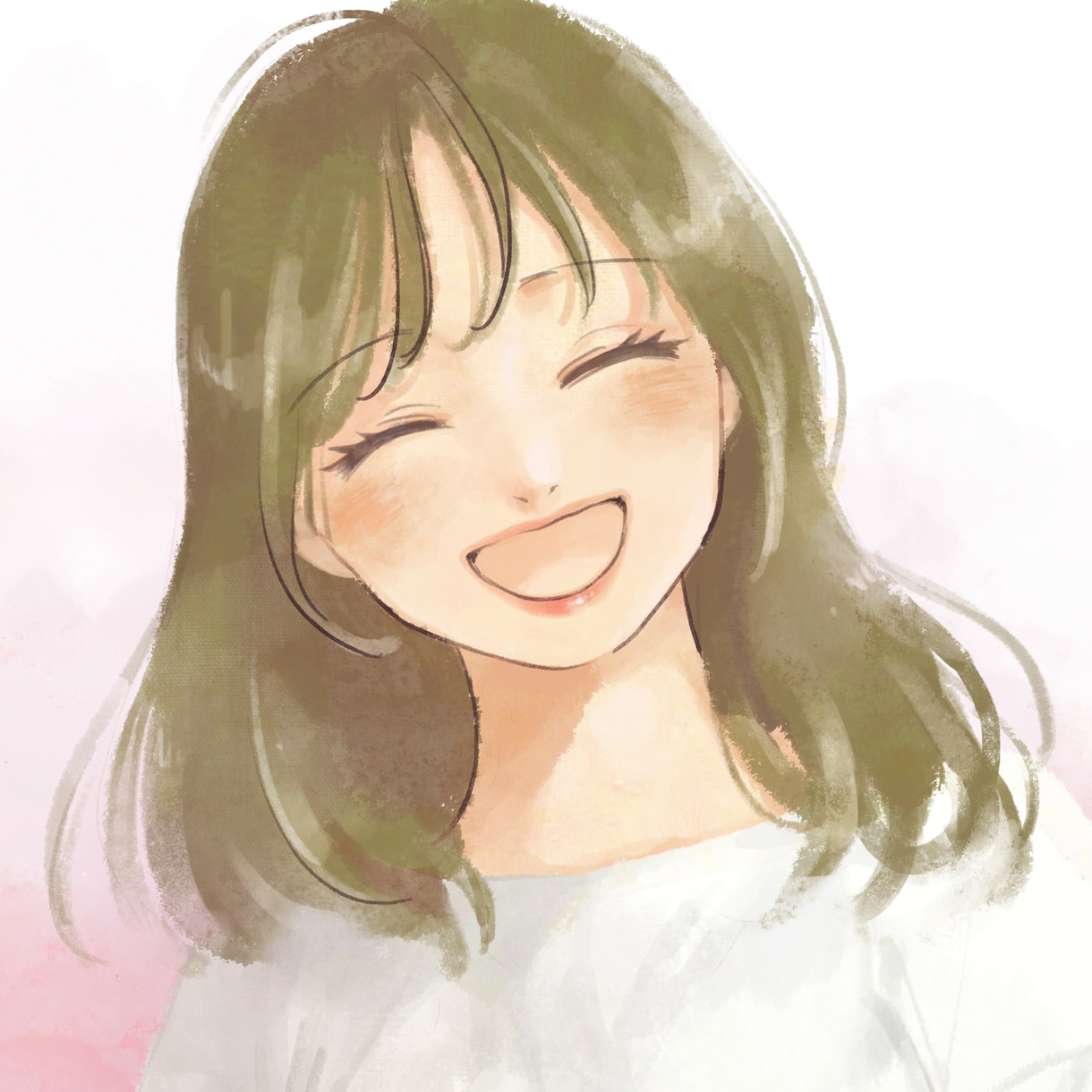 可愛い女性のアイコンイラスト描きます ぱっと目を惹く表情の女性を心を込めてお描きします！ イメージ3