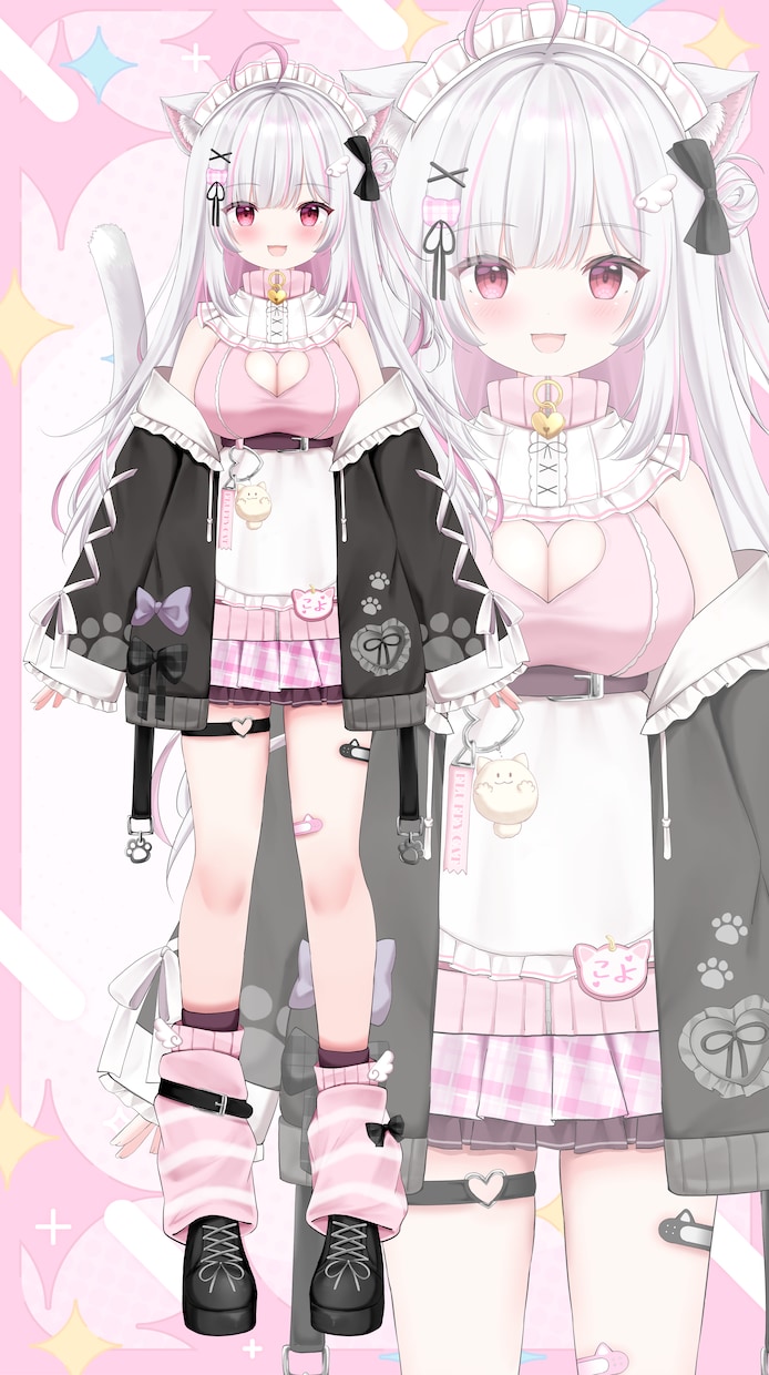 可愛いVtuber用、IRIAM用立ち絵承ります あなたの理想のキャラデザでVtuber活動をお手伝いします！ イメージ4