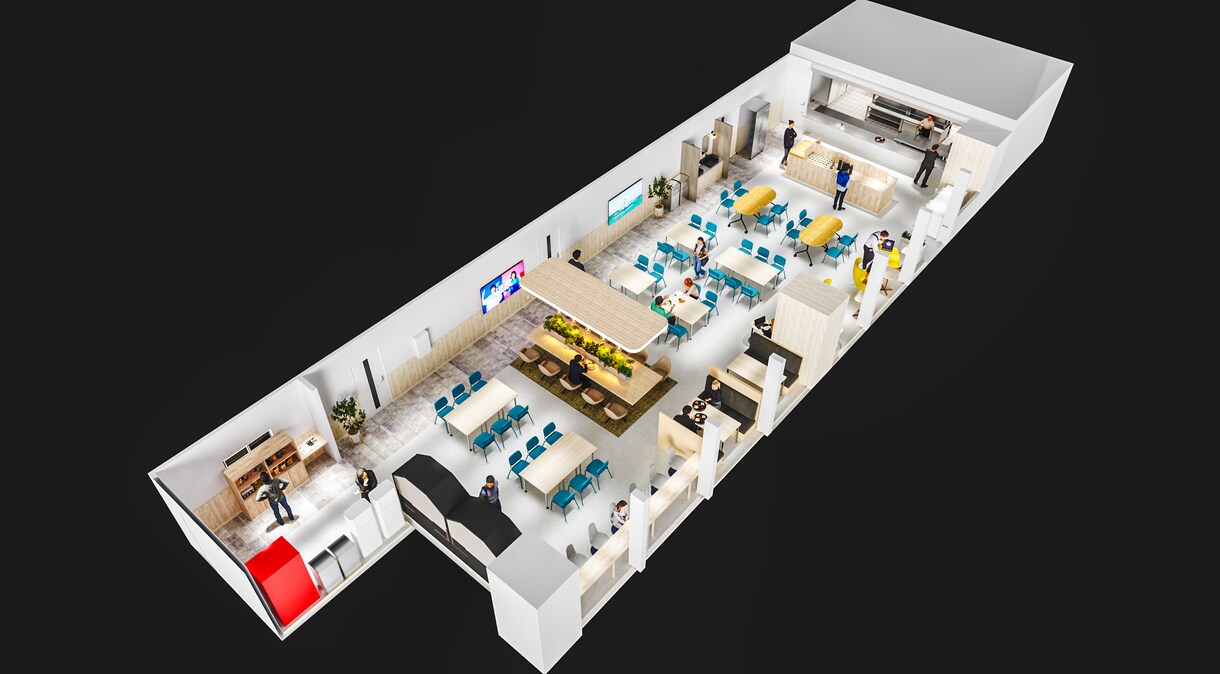 オフィス・店舗3Dパースをリアルに表現しますます 図面があれば短納期で対応可能です。動画制作もご相談可。 イメージ8