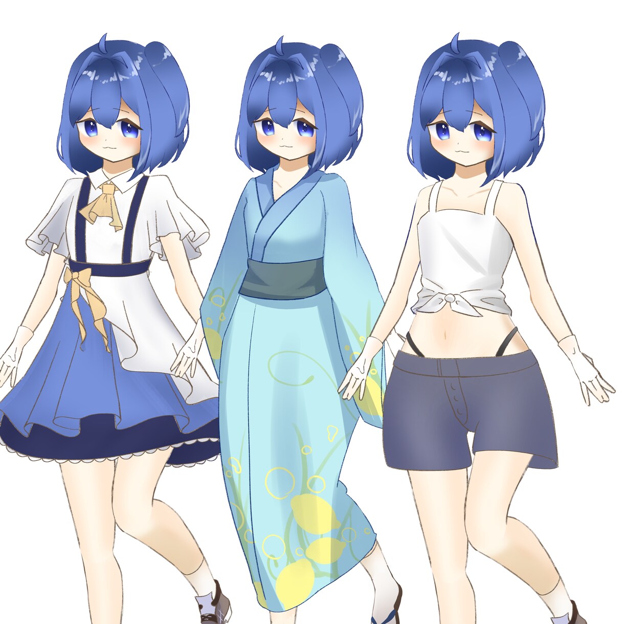 かわいい女性（短めアニメーション依頼可）描きます TRPG、ゲームの立ち絵、その他など気軽にご相談ください イメージ3