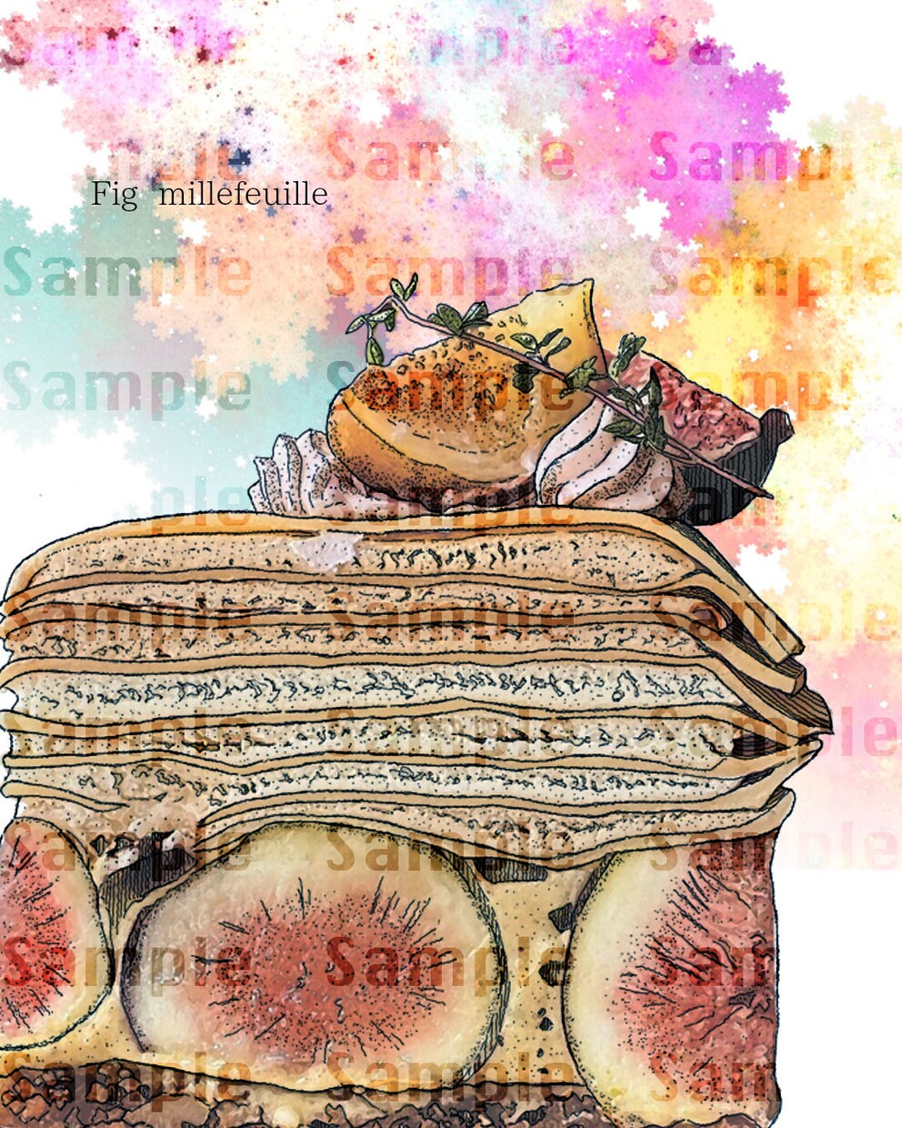 料理のイラスト食べ物のイラスト制作します 料理のこだわりや想いを伝える手段になります！ イメージ1