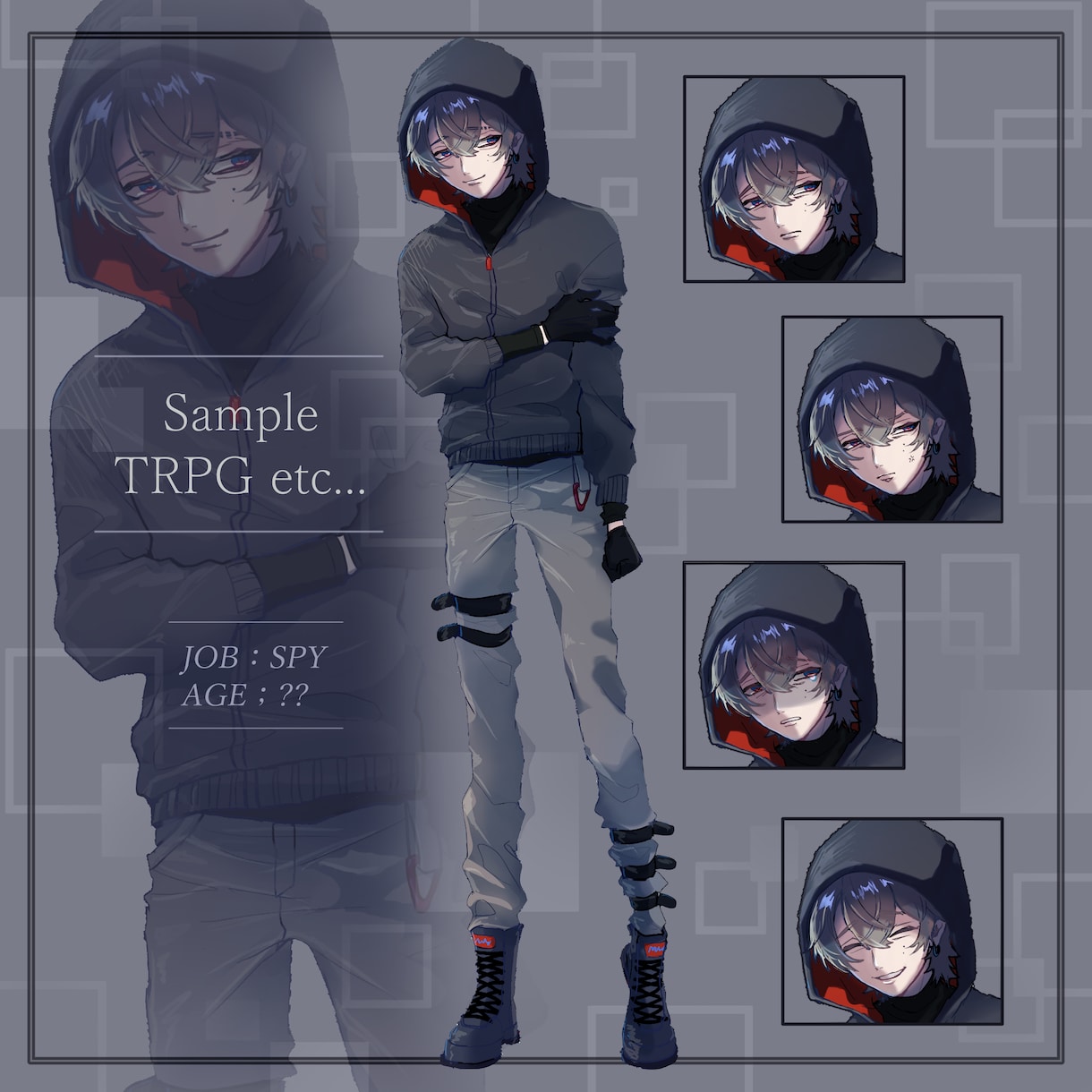 魅力的なキャラクターデザイン/全身立ち絵制作します 世界で一つだけ！あなただけのオリジナルキャラクターを描きます イメージ9
