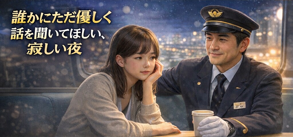 現役運転士が誠実にお話をお伺いします 指差確認のような丁寧さで、あなたの言葉を誠実に受け止めます。 イメージ3
