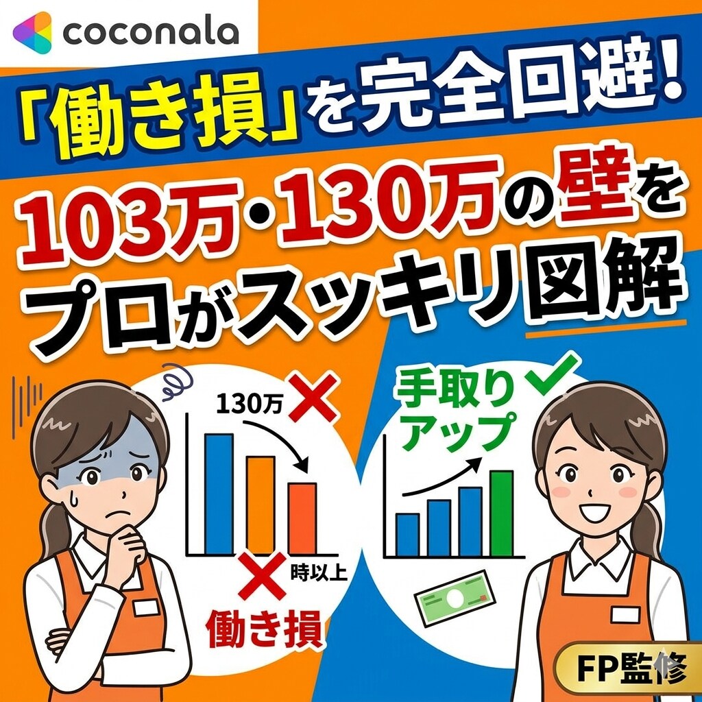 103万・170万の壁を分かりやすく説明します パートでいくらなら扶養内で収まるのか分かりやすく説明します イメージ1
