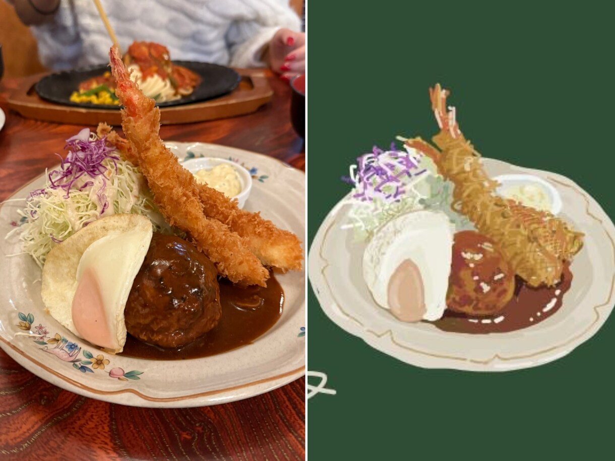 リアルにかわいらしく食べ物・飲み物を描きます ⭐️販売初期限定価格⭐️SNSアイコンや壁紙に⭐️ イメージ1