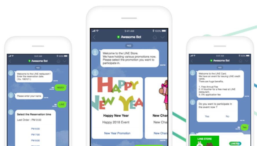 LINEAPIを活用したシステム開発を行います LINEのMessageAPI チャットボットの開発 イメージ1