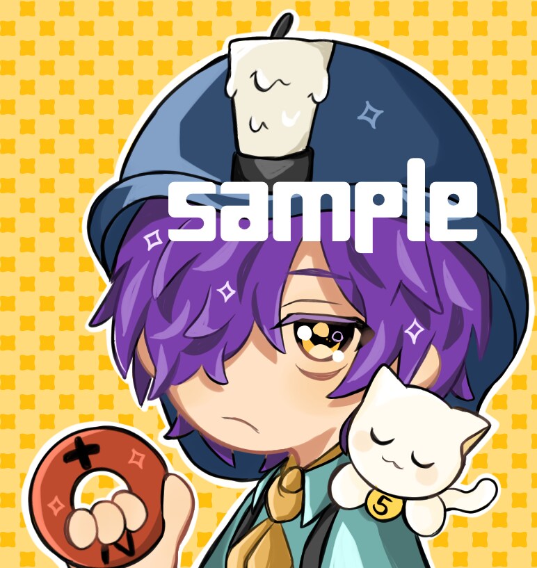 デフォルメアイコンイラスト作成します デフォルメを中心に描いてます(ᐡᴗ ᴗ ) イメージ5