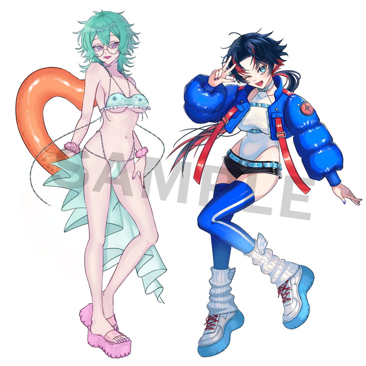 男女キャラ両方可!イラストお描きいたします 迅速な連絡と丁寧なヒアリングを大切にしております！ イメージ4