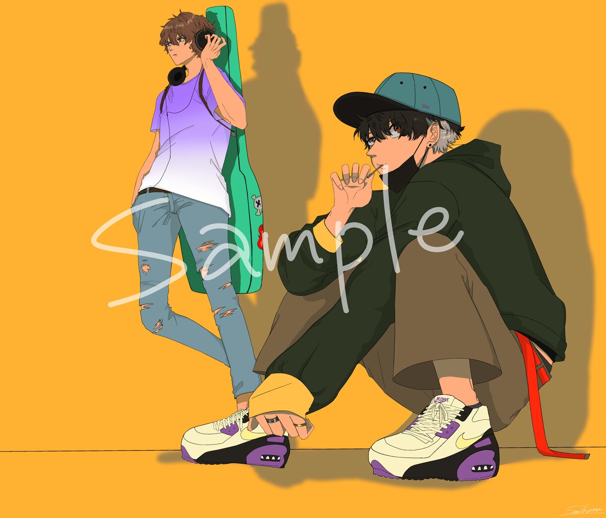 オリジナルアイコンやイラストを制作します キラキラで可愛い SNSアイコン、イラストを提供します！ イメージ5