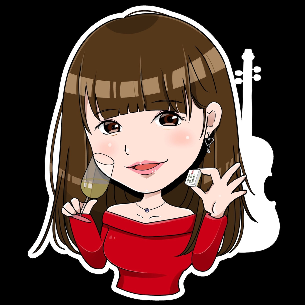 喜ばれる似顔絵描きます SNSアイコンや名刺にも出来る似顔絵データお渡し イメージ4