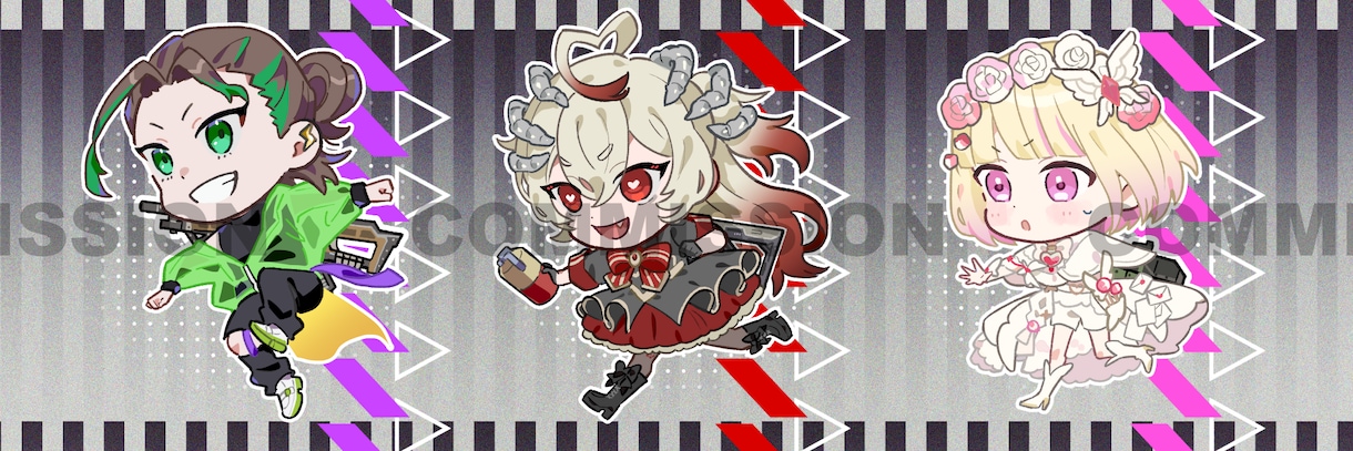 デフォルメイラスト承ります シンプルでかわいげのある絵柄です イメージ4