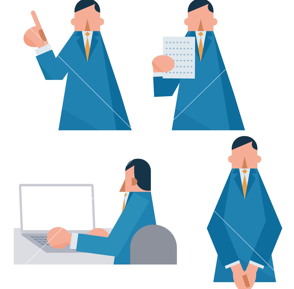 ビジネスシーンに最適なイラスト描きます 企業様が使いやすいシンプルフラットなタッチです。 イメージ6