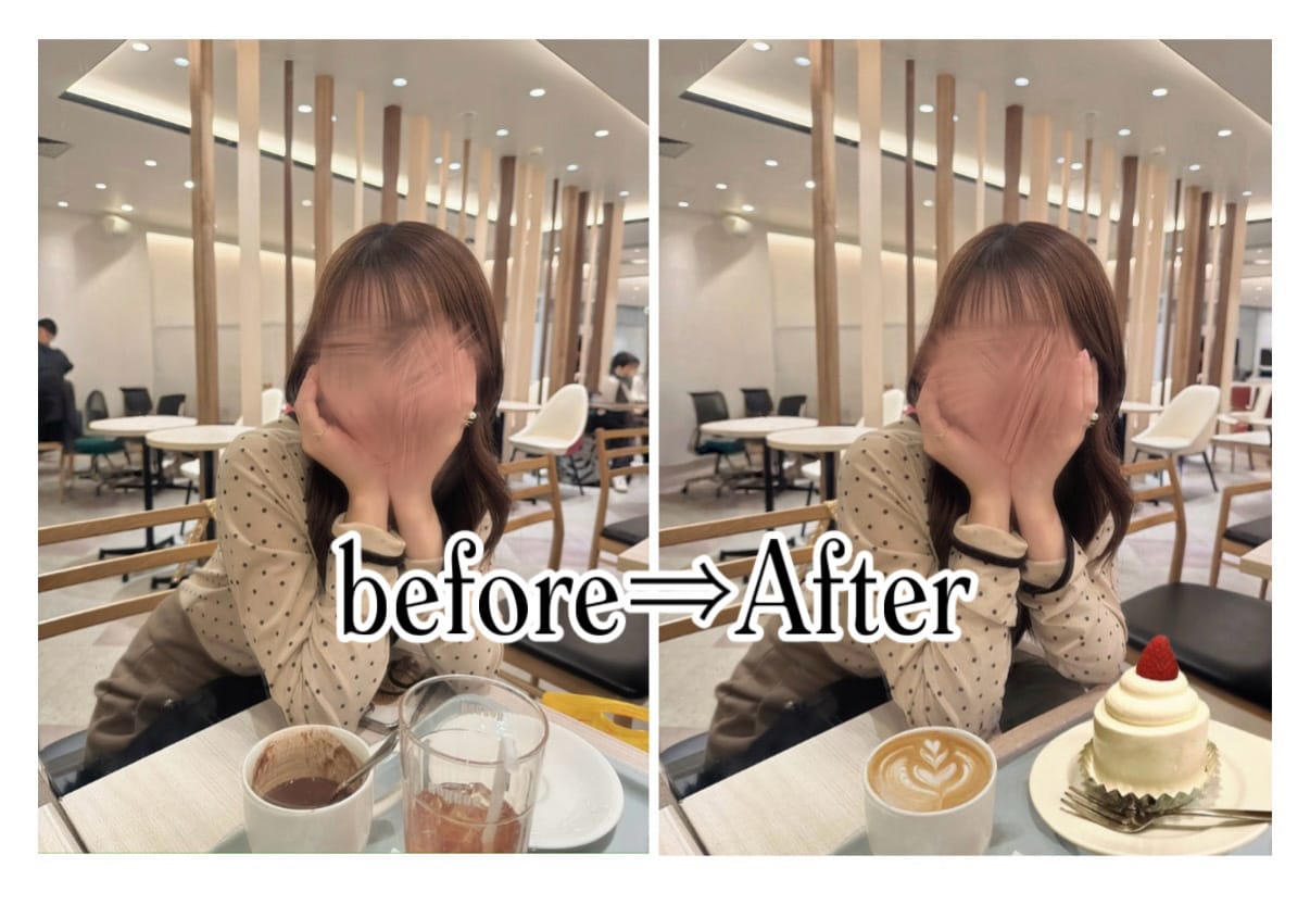 SNS映え！スマホ写真をエモくにレタッチします パティシエ学校卒の色彩感覚で思い出を最高に可愛く仕上げます！ イメージ1