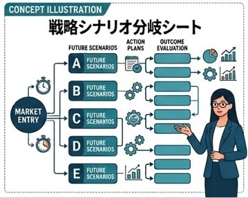 未来予測とシナリオ分析！事業のリスク指摘します 市場変化や不確実な変動要素を構造化。最適な意思決定を支援 イメージ2