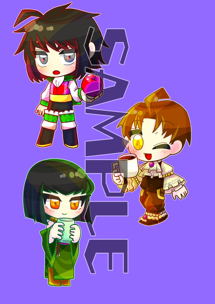 可愛いむっちりデフォルメアイコン作成ます SNSアイコンやグッズ化におすすめな2頭身キャラ作成★ イメージ4
