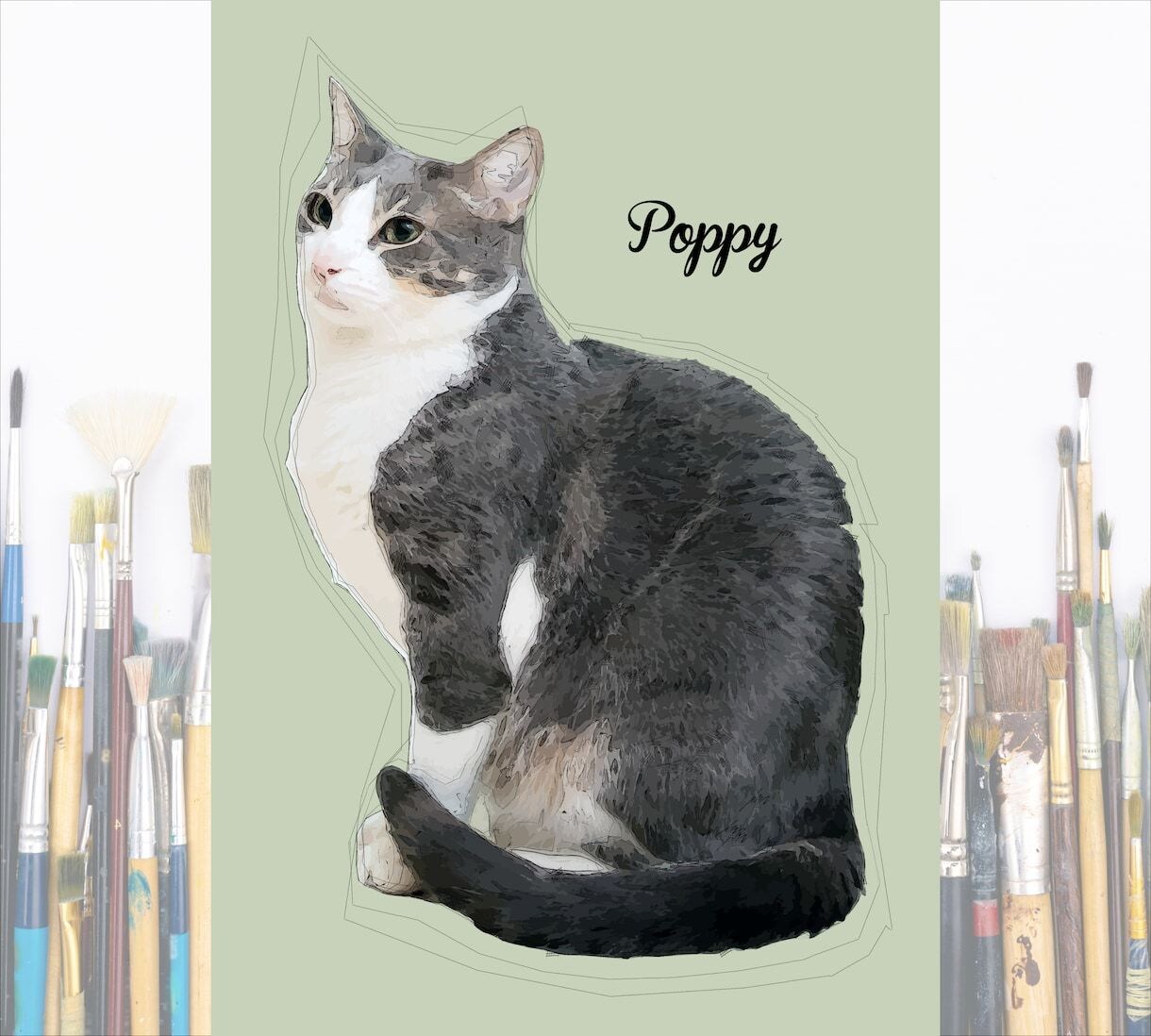 写真を元にペットイラスト似顔絵を作成します 愛犬・愛猫・など愛するわが子をデジタルイラストにしませんか？ イメージ4
