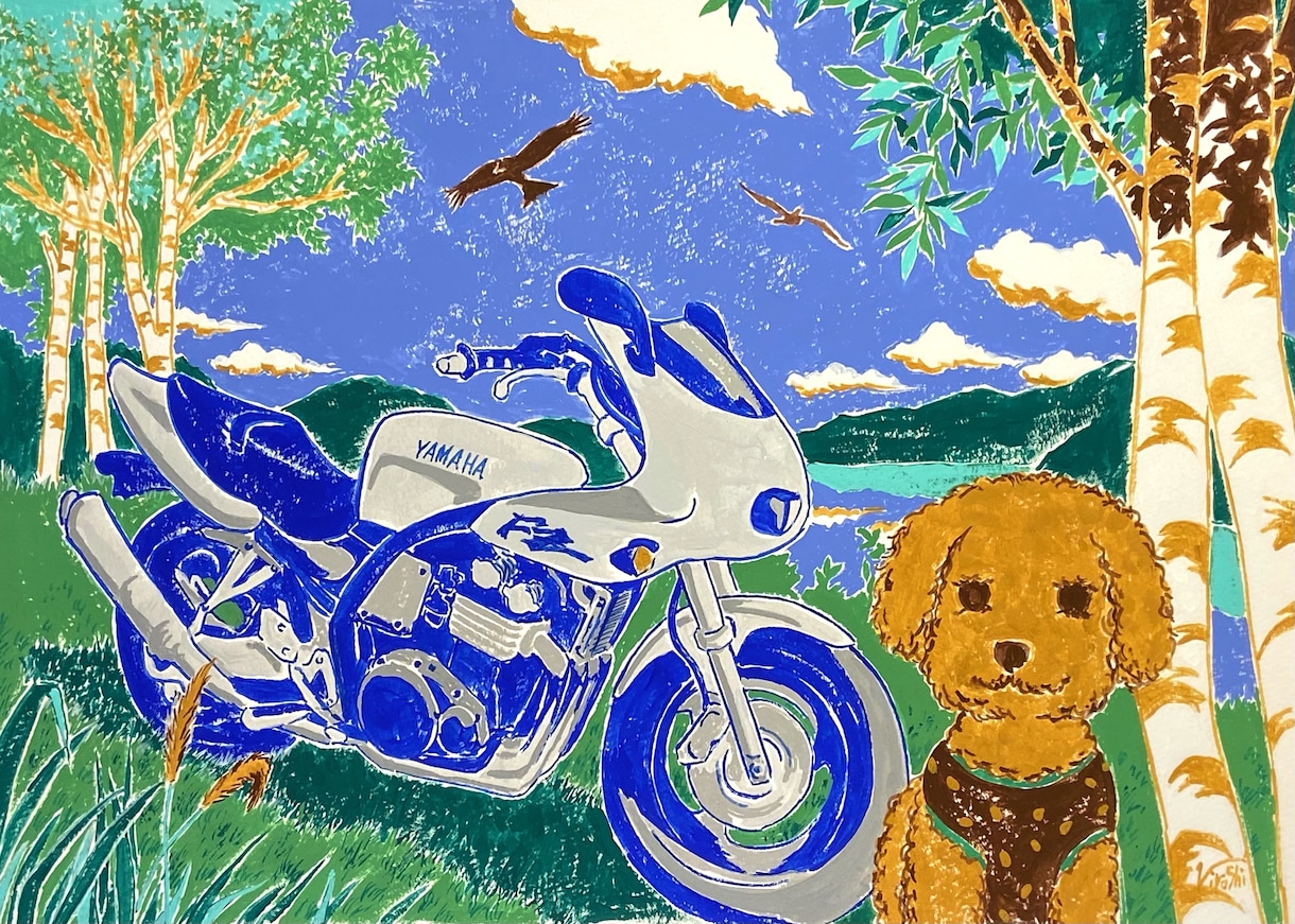 大切なペットや愛車をお描きします 味のあるタッチで１枚の絵を真心込めてお描きします イメージ4
