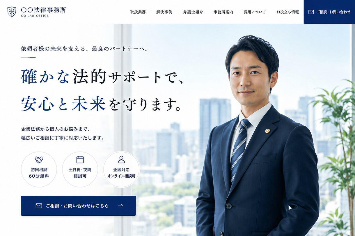 士業専門｜信頼感が伝わるホームページを作成します 税理士・行政書士など｜ワードプレスで簡単管理 イメージ11