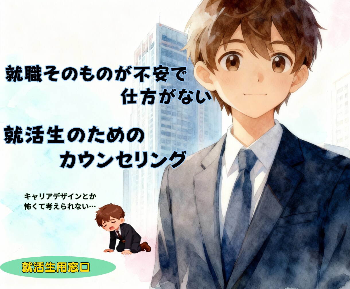 20職超の経験で「不幸な就職」からあなたを守ります 就活は内定を取るゲームじゃない。幸せに働くための準備だ。 イメージ1