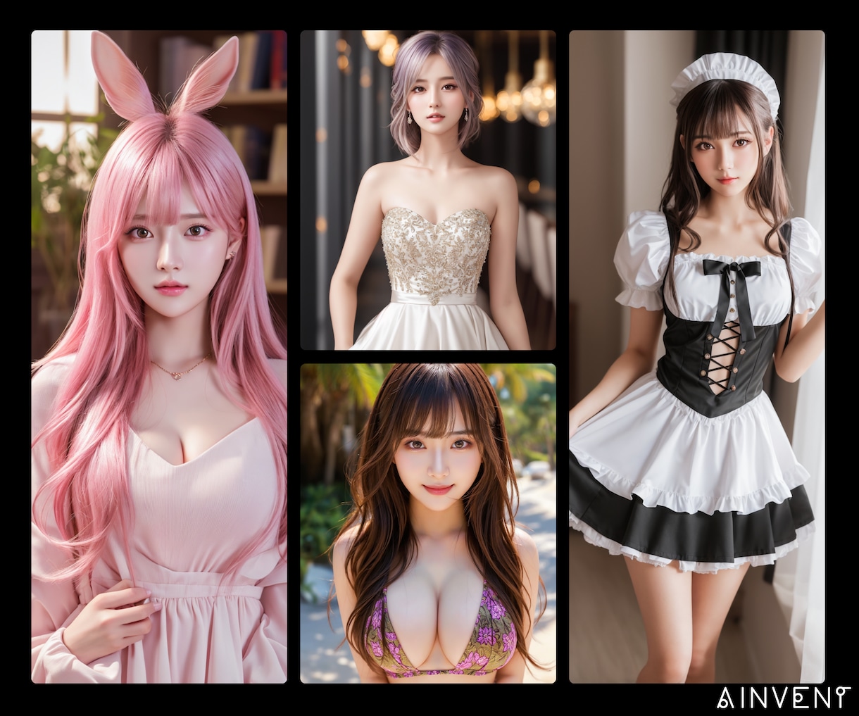 AI美女画像+プロンプト5000個 ご提供します 【商用利用可】初心者〜上級者までご満足いただける解説PDF付 イメージ5