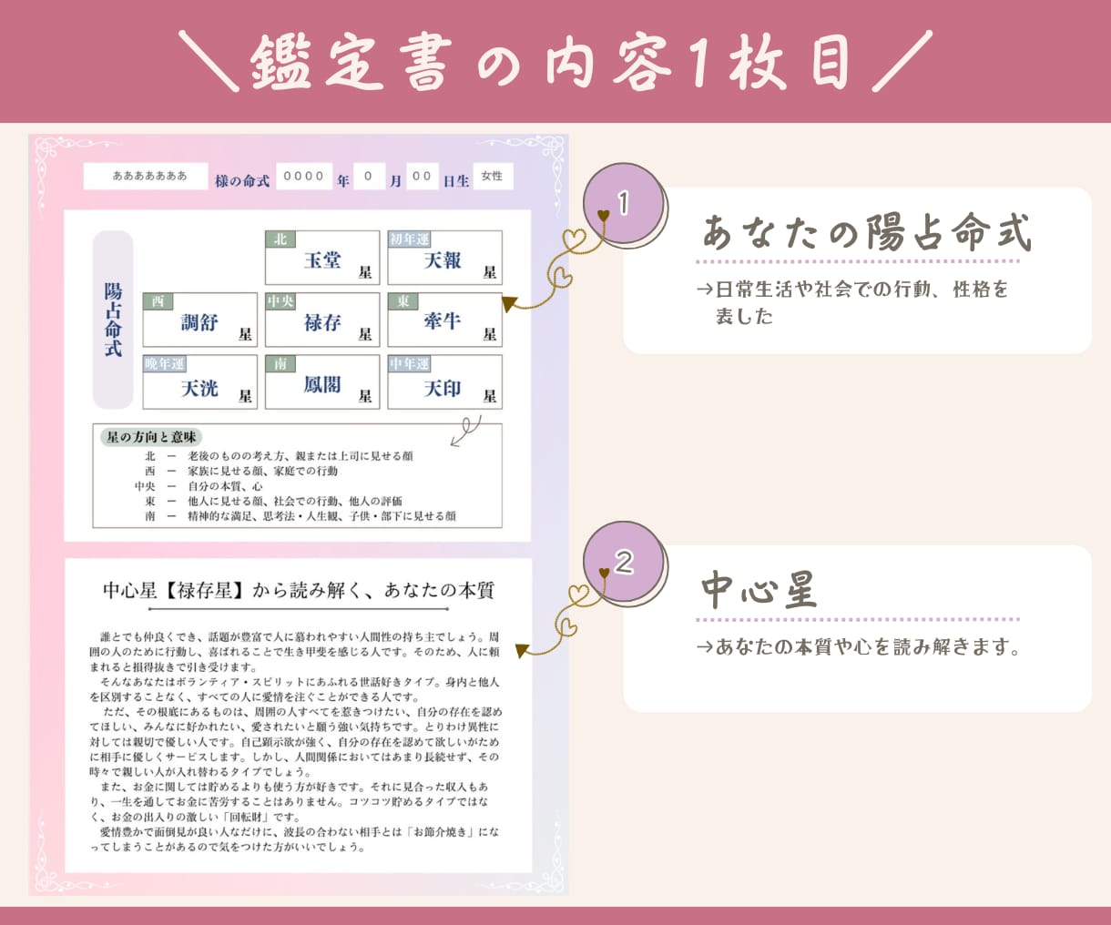 算命学であなたの『本質、才能、適職』鑑定します ありのままの自分を活かし、ありのままで生きる方法が分かります イメージ6