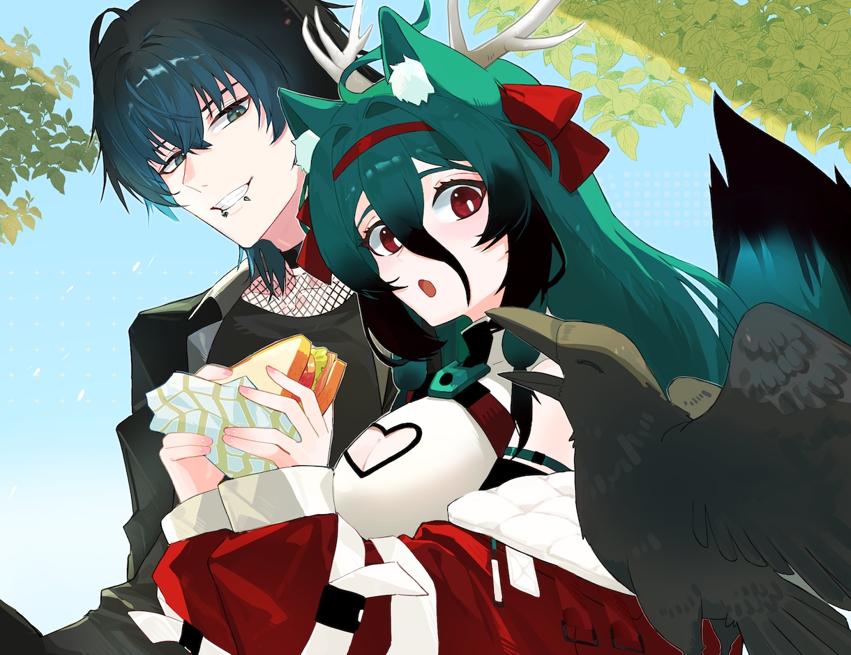 フワモフ！ケモ耳キャラお描きします ケモノ、ケモ耳キャラ大歓迎！！素敵な一枚絵をお描きします イメージ2