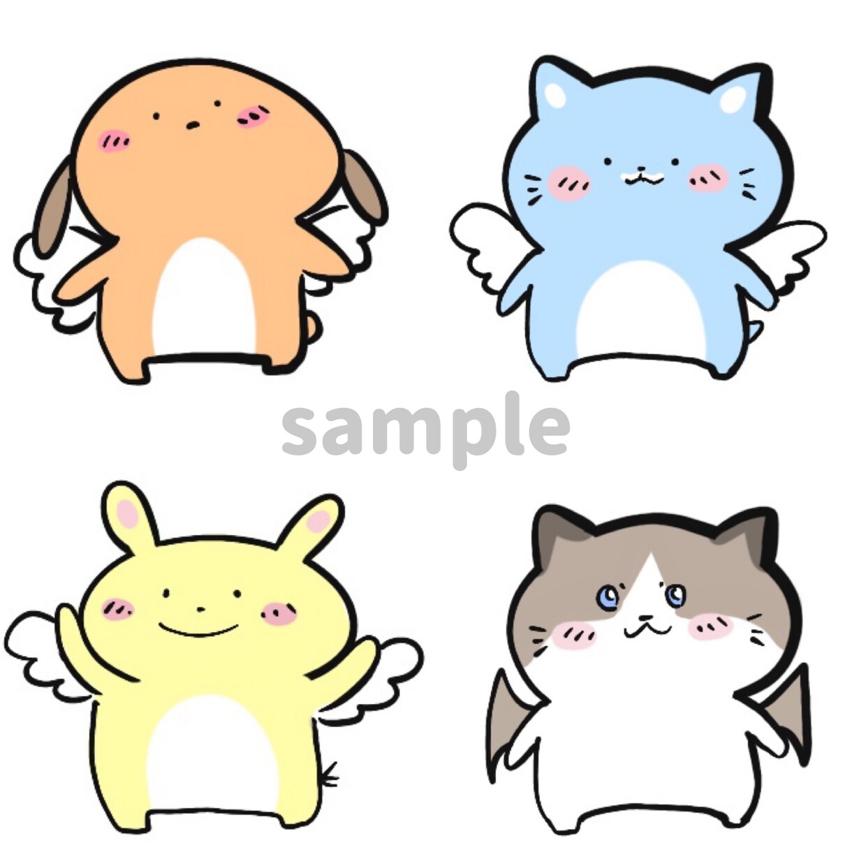 癒やしキャラクター（動物・人物）のデザインをします ✒︎あなたのイメージをゆるキャラに落とし込みます✒︎ イメージ5