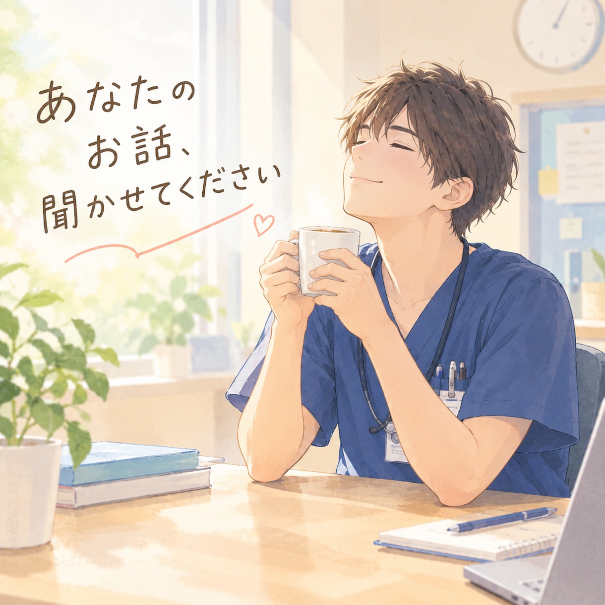 知らない看護師だから話せることがあります 「誰かに話したい」に、認定看護師がお付き合いします イメージ1