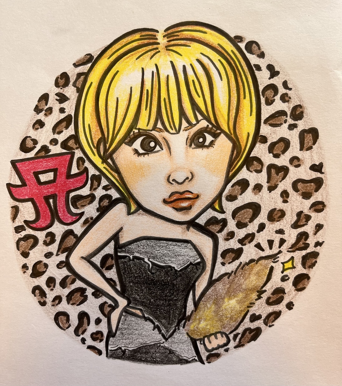 ポップで可愛い似顔絵描きます 記念日・誕生日・プレゼントに◎ イメージ9
