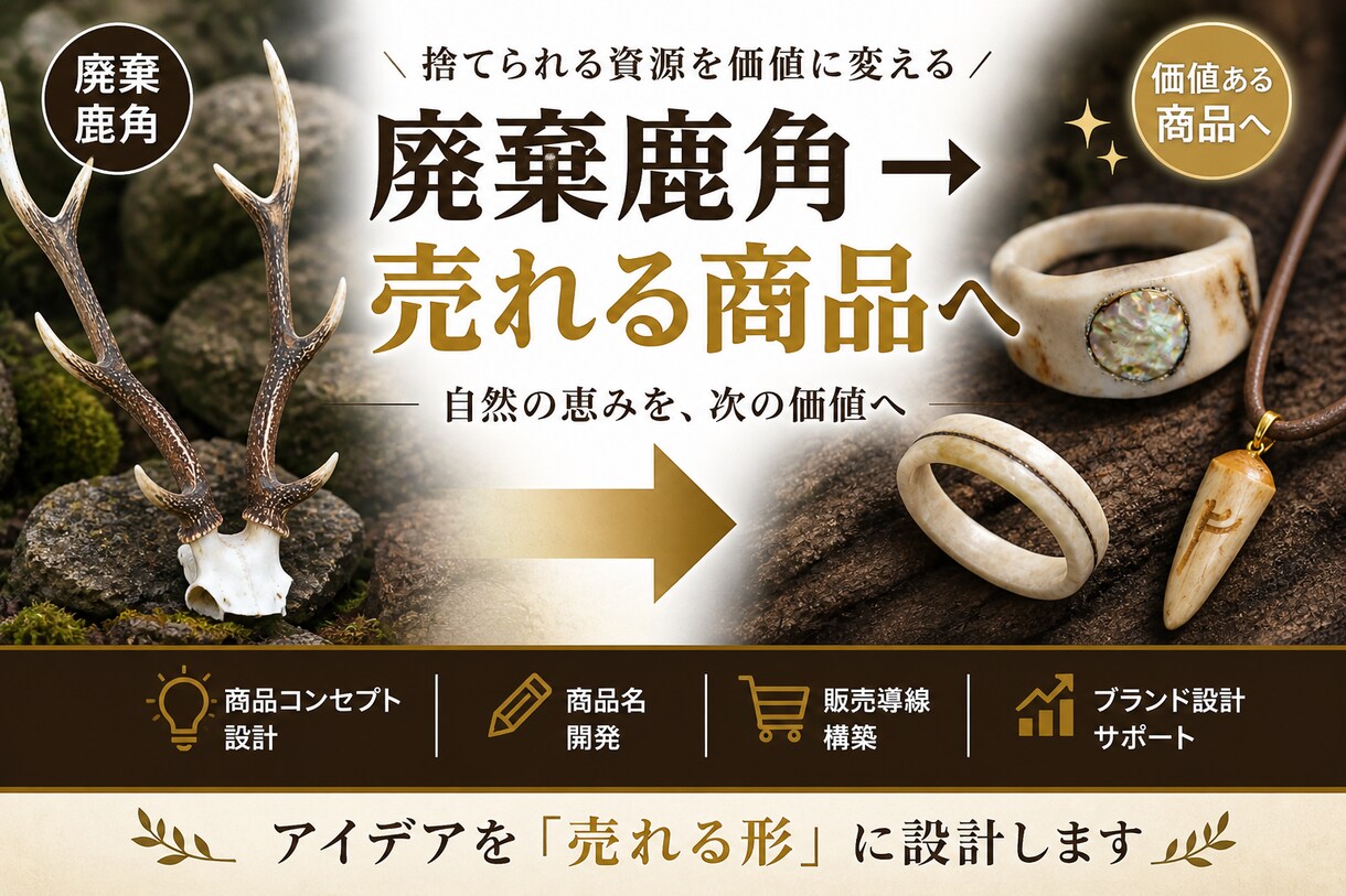 捨て素材を売れる商品に変えます アップサイクル商品を収益化設計 イメージ3
