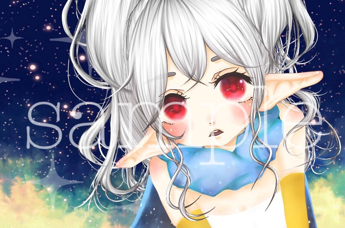 SNSなどで使えるアイコンを描きます ふわふわした絵、少しリアルな絵、綺麗な絵が好きな方へ イメージ3
