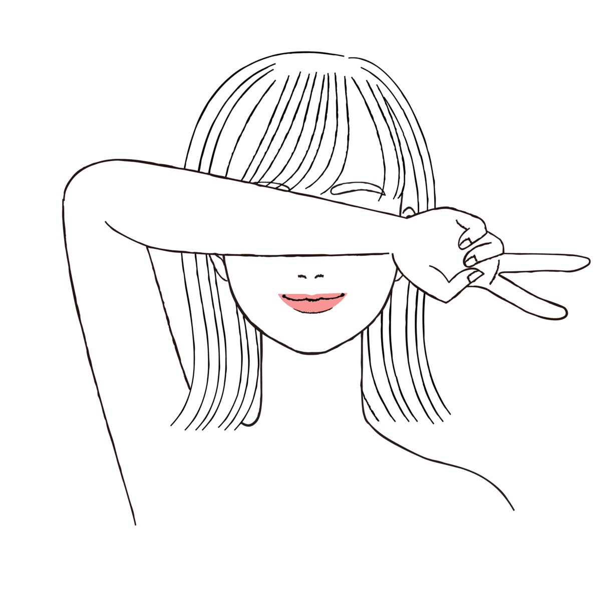 お顔の見えないおしゃれなアイコン作成いたします お顔を隠しつつ小物で好き！や個性をアピールできます イメージ1
