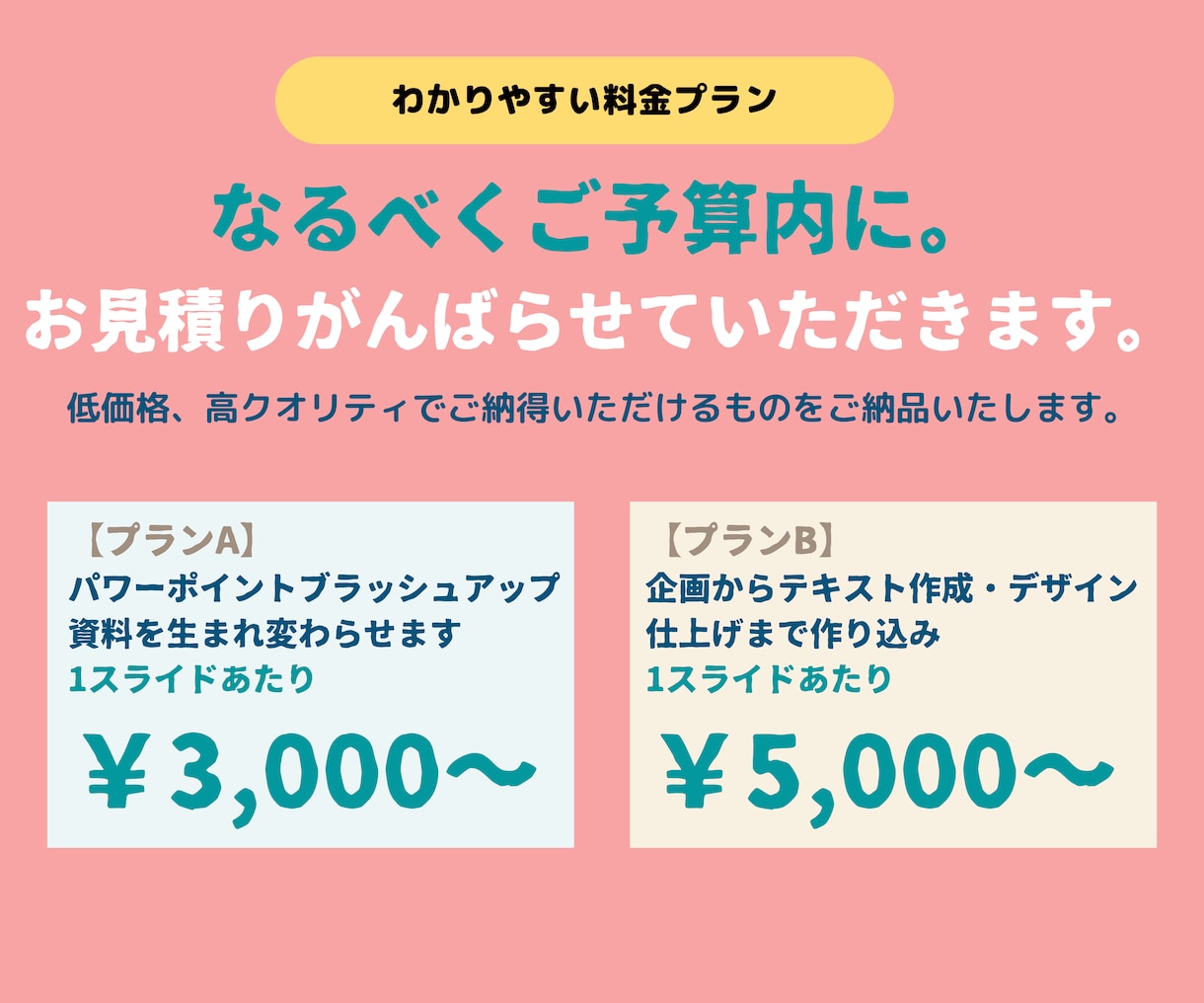 分かりやすい営業資料・ビジネス資料を作成します 営業マンの目線で企画・ライティング・デザイン仕上げをお手伝い イメージ2