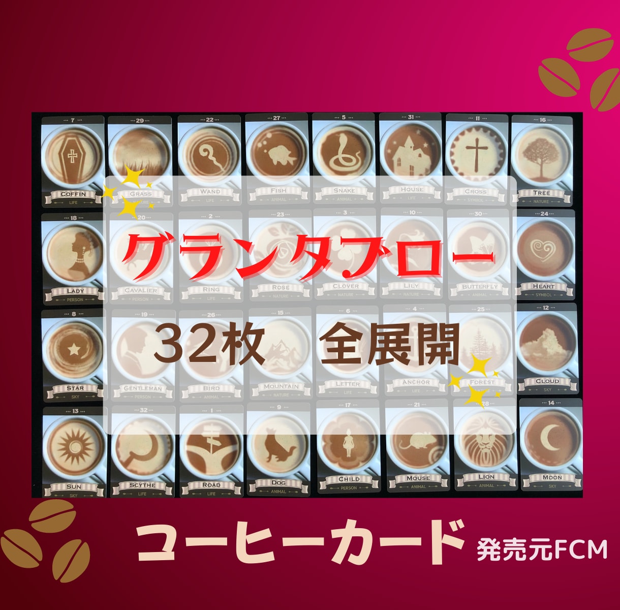 コーヒーカード♦️で気になる彼との恋占い♡致します 認定占い師✨好きな人の気持ち・関係・この先を親身に鑑定します イメージ2