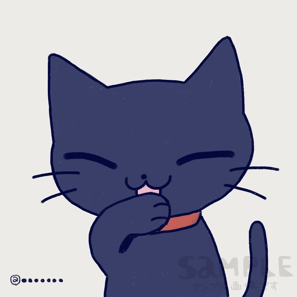 アイコン絵の制作をします のんびりした印象をあたえたいときに。 イメージ3