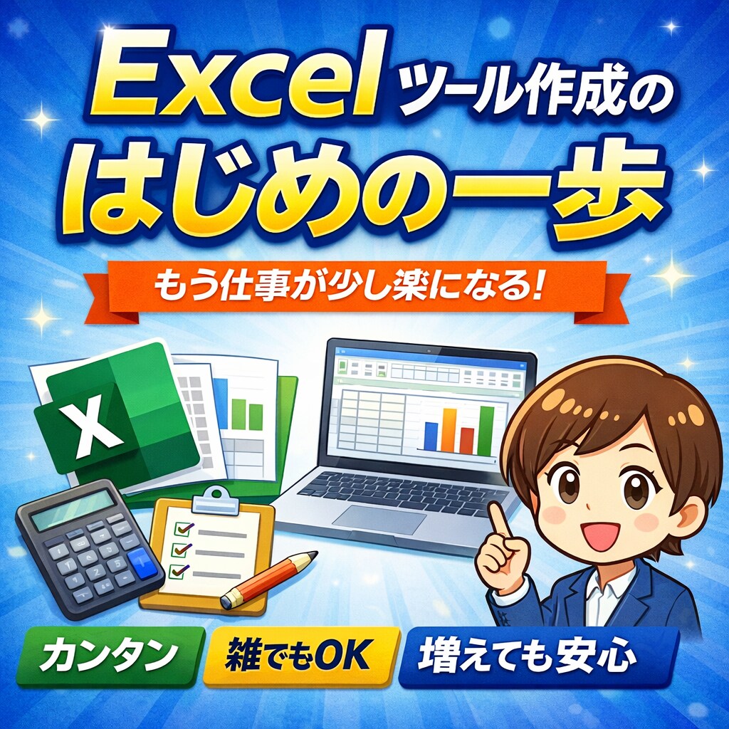 Excelツール作成のはじめの一歩 を販売します 今、目の前のあなたのために・・・ イメージ1