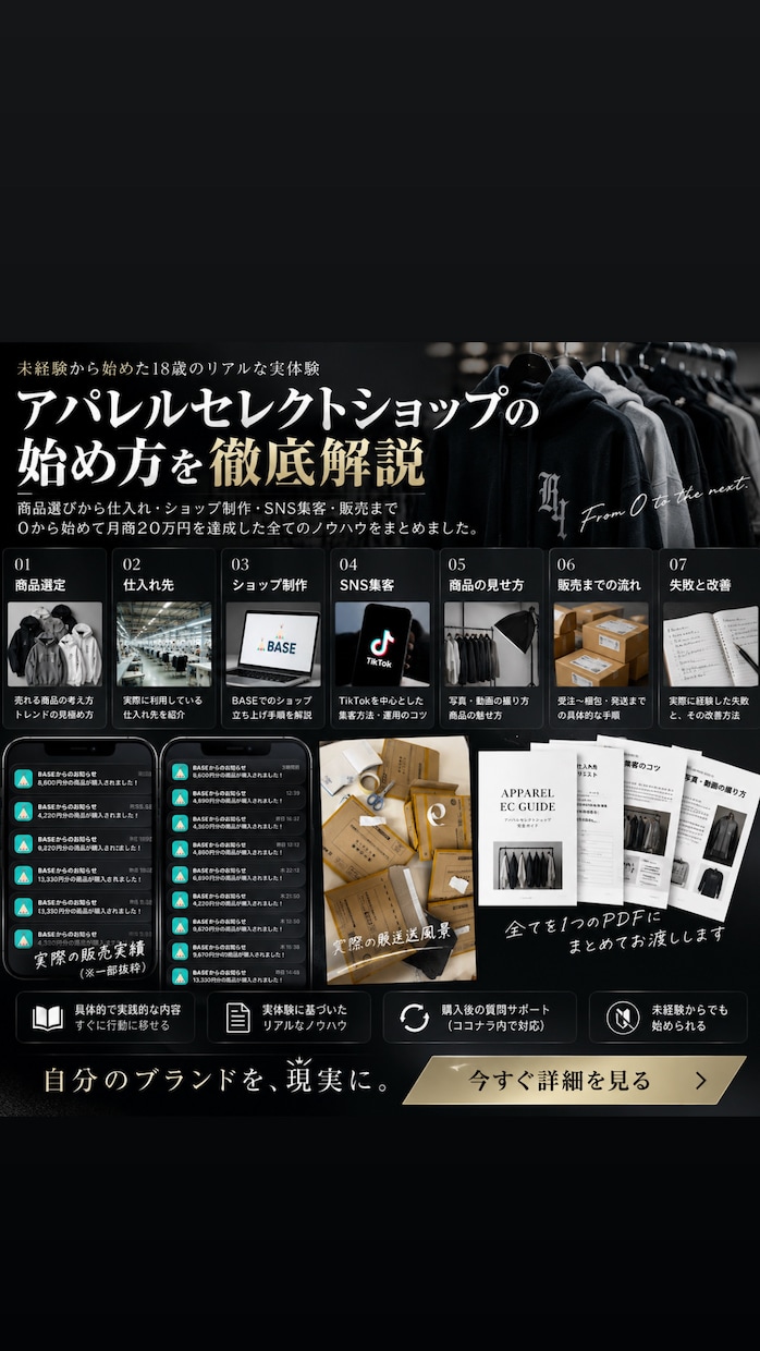 アパレルセレクトショップの始め方を徹底解説します アパレル未経験から始めた実体験を仕入れ先から集客まで イメージ1