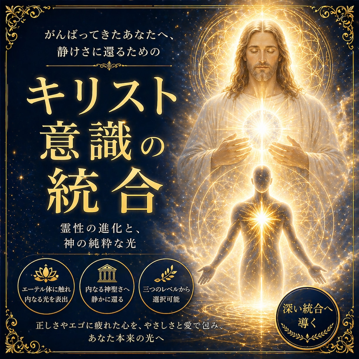 あなたのエーテル体へキリスト意識の統合をいたします ー霊性の進化、神の純粋な光につながる意識状態を目指す方にー イメージ1